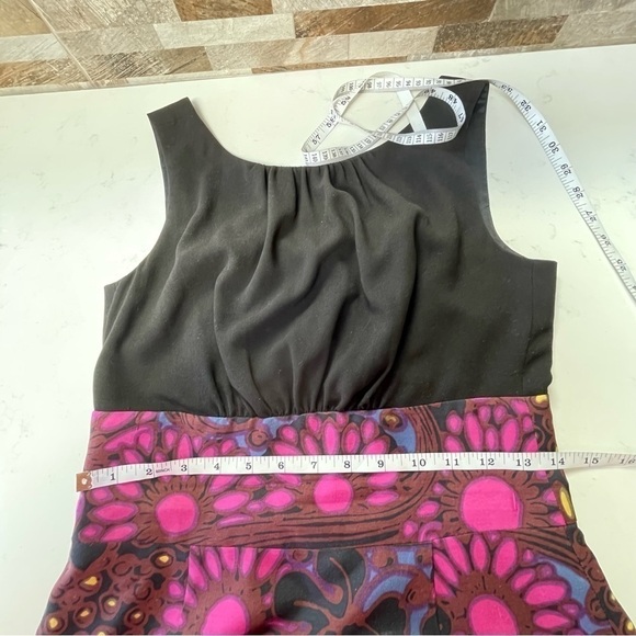 TRINA TURK - Pure Silk skirt Tory Sheath Dress Lined Womens Sz 4 - Picture 9 of 15